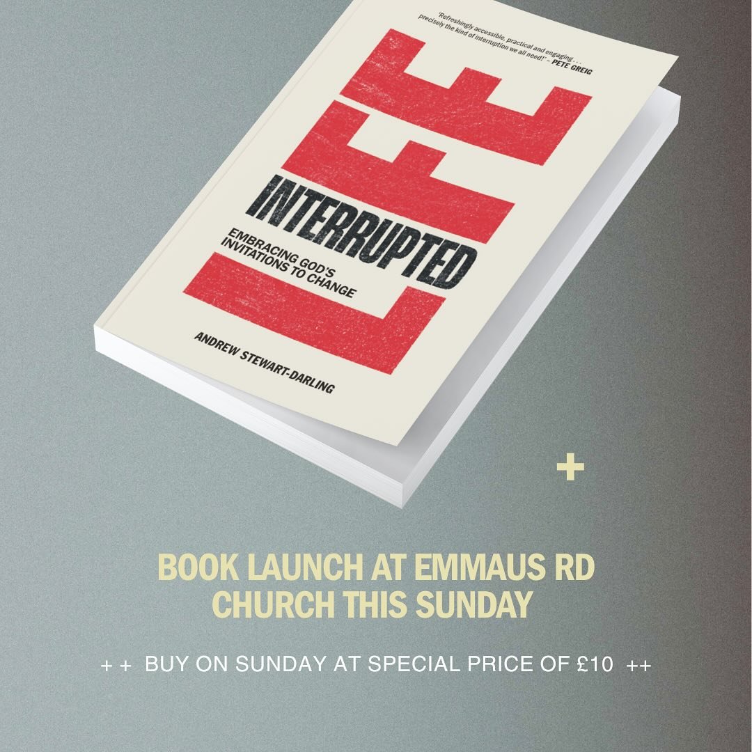 If part of Emmaus Rd in Guildford, or around the area, get to hear a little about the book tomorrow. 10.30 am at Christ College. Also, a small plug&hellip;we are doing a series called &ldquo;We do weird&rdquo;. So if not into reading, it is still goi