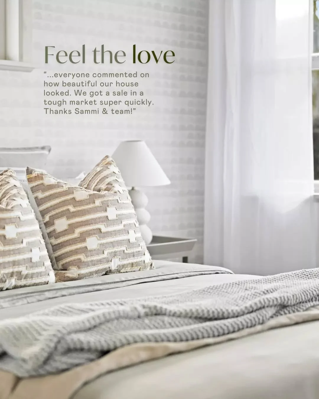 &ldquo;Everyone commented on how beautiful our house looked. We got a sale in a tough market super quickly.&rdquo; - Rachel G 🖤

Kind words like this mean a lot. We love creating spaces that feel welcoming, balanced, and ready for buyers to connect 