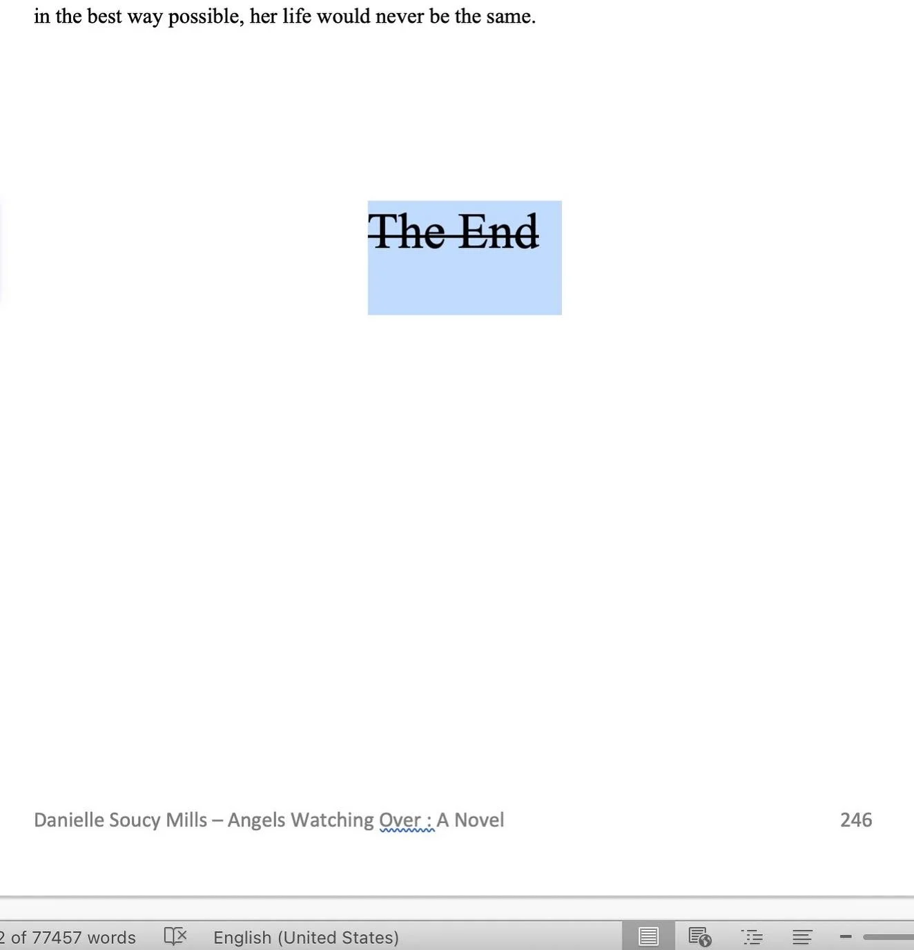 Over the past week, I finally finished writing and editing my second novel that was first inspired over ten years ago.

While it took a bit, once I figured out the structure and worked with an editor, everything else, for the most part, filled itself