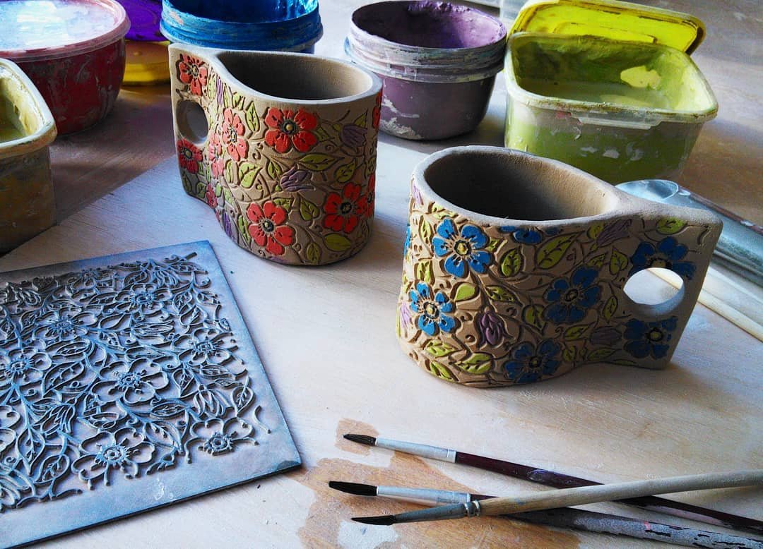 Pottery Bryan Place unique handmade ceramic art pieces   