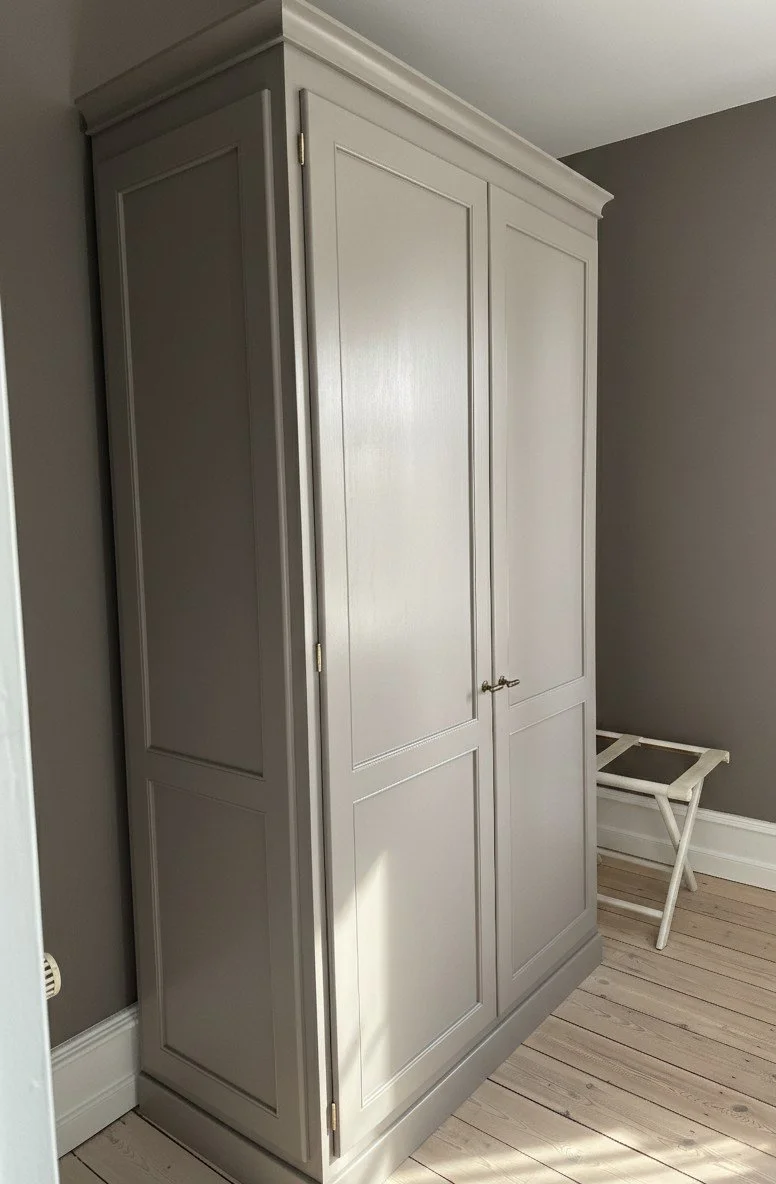 De fritstående skabe