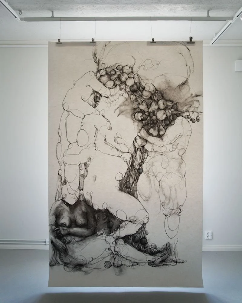 Emopuu, hiili paperille, 2025