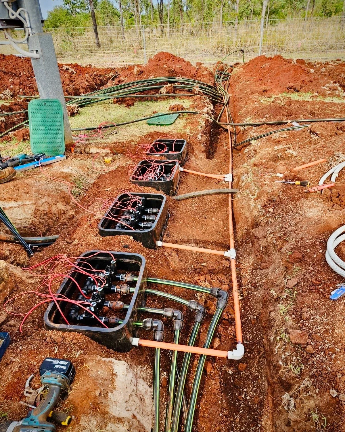 Due for an irrigation upgrade? 🌱🔧

Recently one of our clients had fresh solenoid boxes and valve connections installed, keeping everything neat, accessible, and ready for long-term performance 💦

If your property needs irrigation, trenching or ot