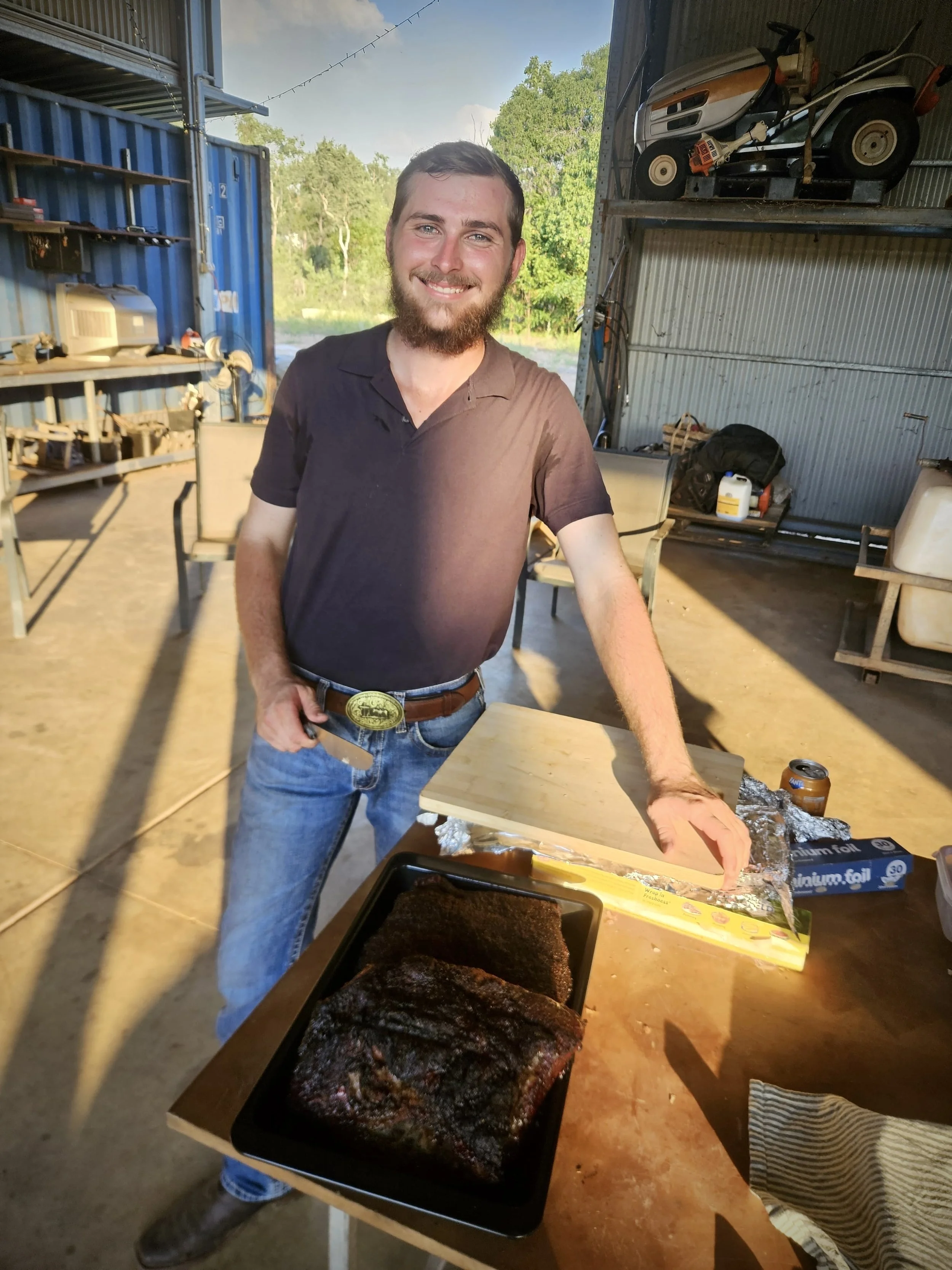 HNS Christmas party - smoked meat.