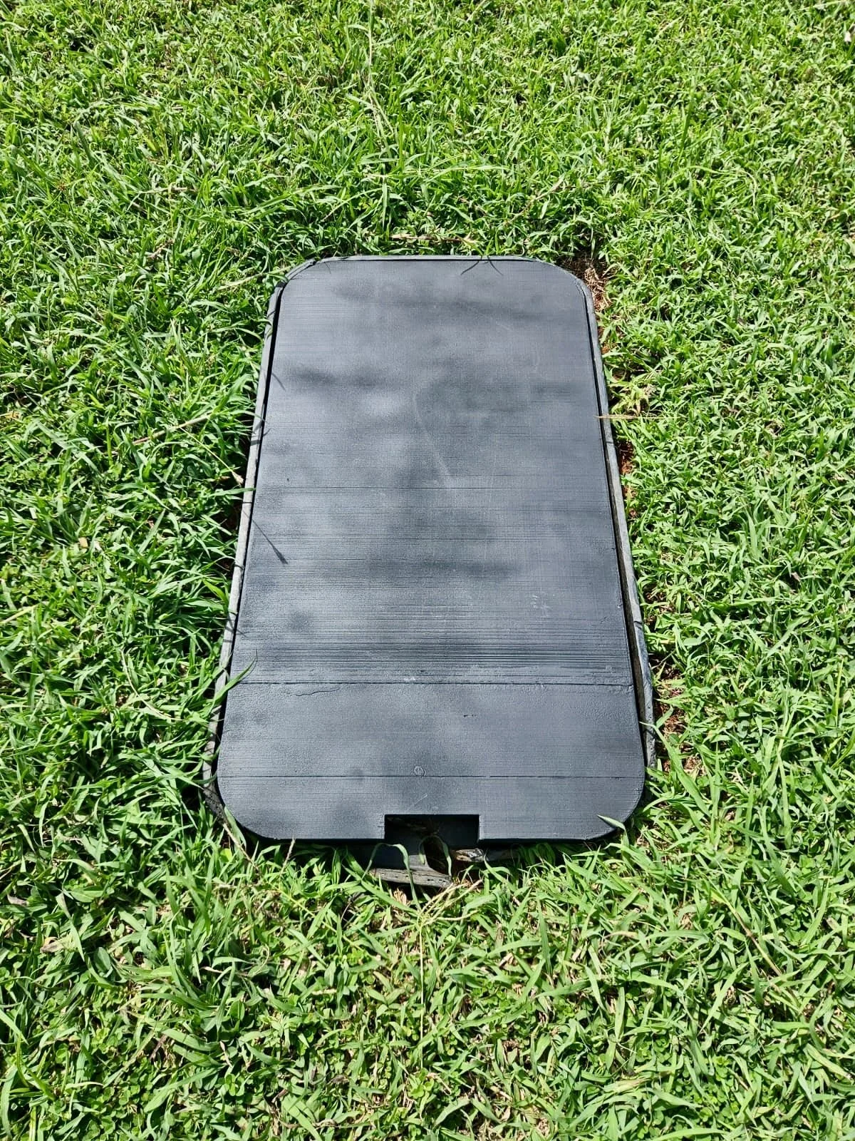 3D printed irrigation valve box lid.