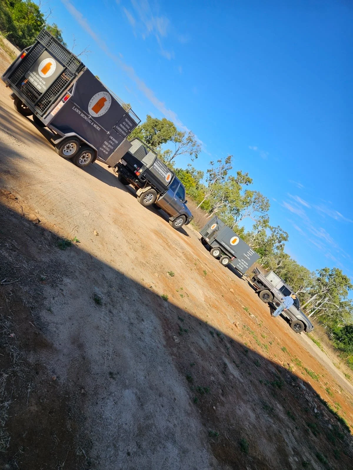 Crew off for the day.