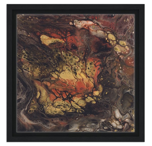 Screenshot 2024-10-17 135410 flame wing black framed Canvas.png