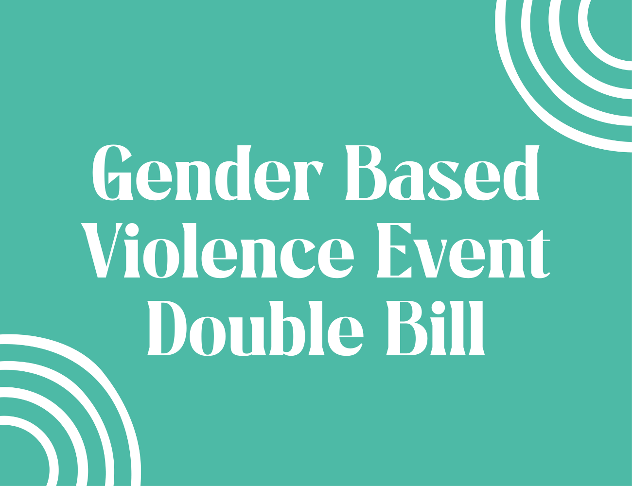 WRDA Event Double Bill: 9th December, Shankill Shared Women's Centre