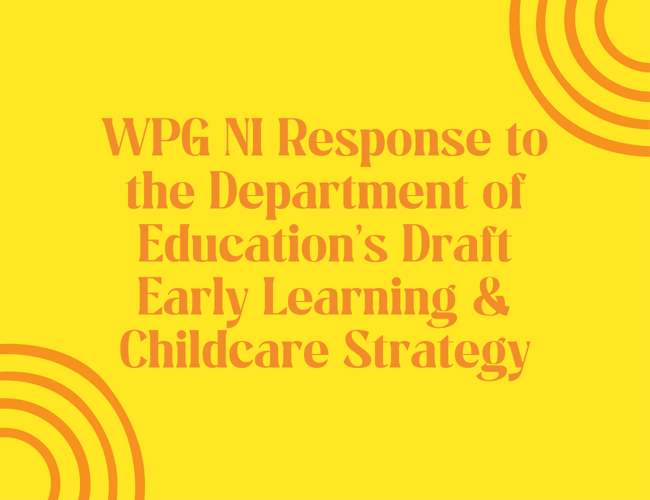 Women’s Policy Group NI Warns Childcare Strategy Risks Deepening Inequality