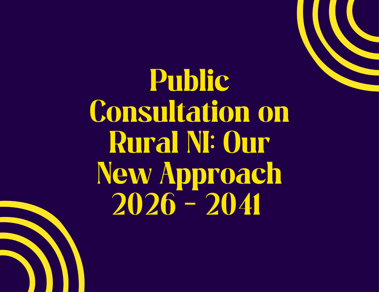 WRDA responds to “Rural NI: Our New Approach” consultation