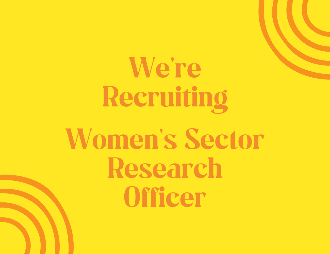 We’re Recruiting
