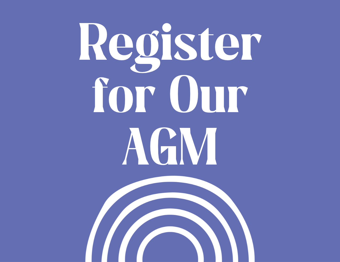 Join us for our AGM