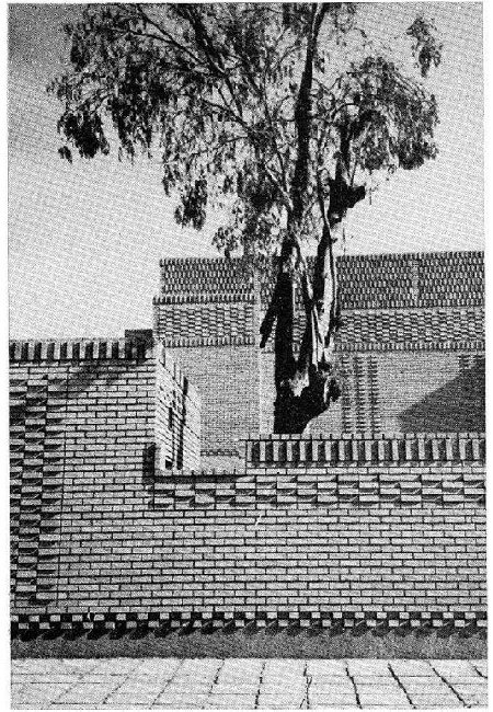 Figure 3. Intricate Brickwork on Boundary Wall