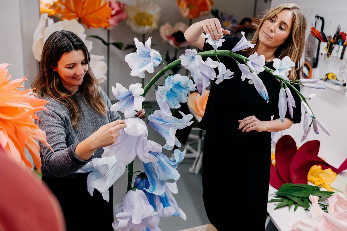 Finishing touches ✨ This is our favourite part of the process. We love putting the detail and finishing touches to our flowers to take them to that next level. 

We are currently working on a number of new flowers and colours to add to our collection