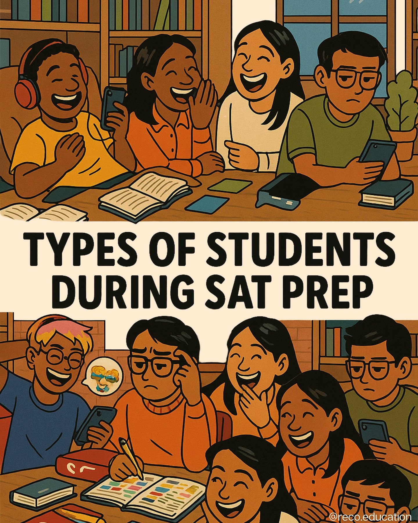 Tag your study buddy and tell us which one are you?

#SATPrep #StudentLife #HighSchoolLife #StudyStruggles #SAT2025 #ExamSeason #StudyMotivation #AcademicHumor #RelatableStudent #CollegeBound #StudyMemes #StudentProblems #SATJourney #PrepLife #StudyW