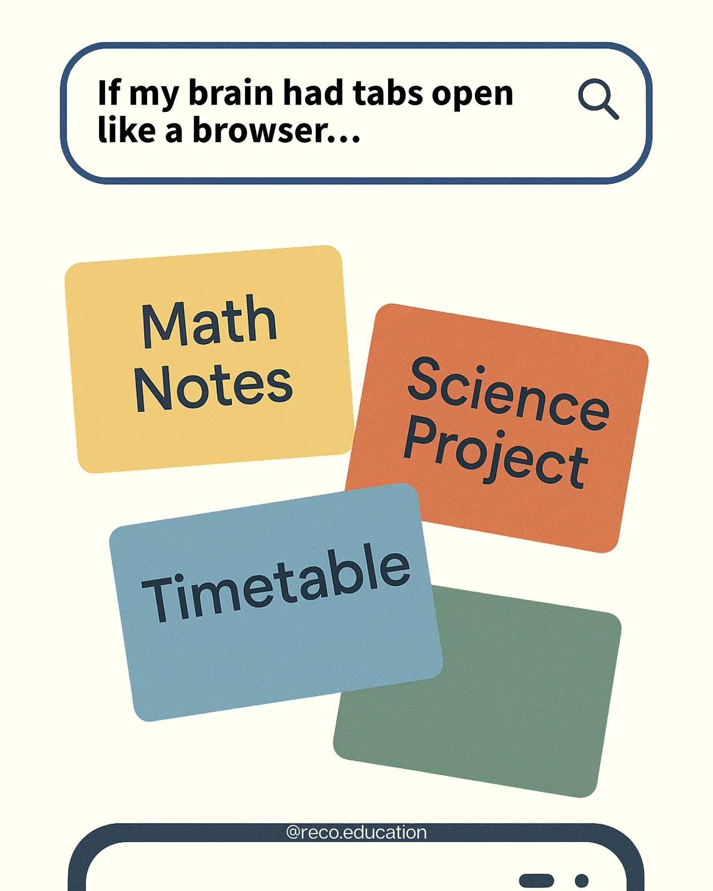 School life is basically running on 37 open tabs, 25 frozen tabs, and one random tab playing music you can&rsquo;t find 😂
Which one of these tabs is open in your head right now? 👇

#RecoEducation #StudentLife #SchoolStruggles #RelatableStudents #Hi