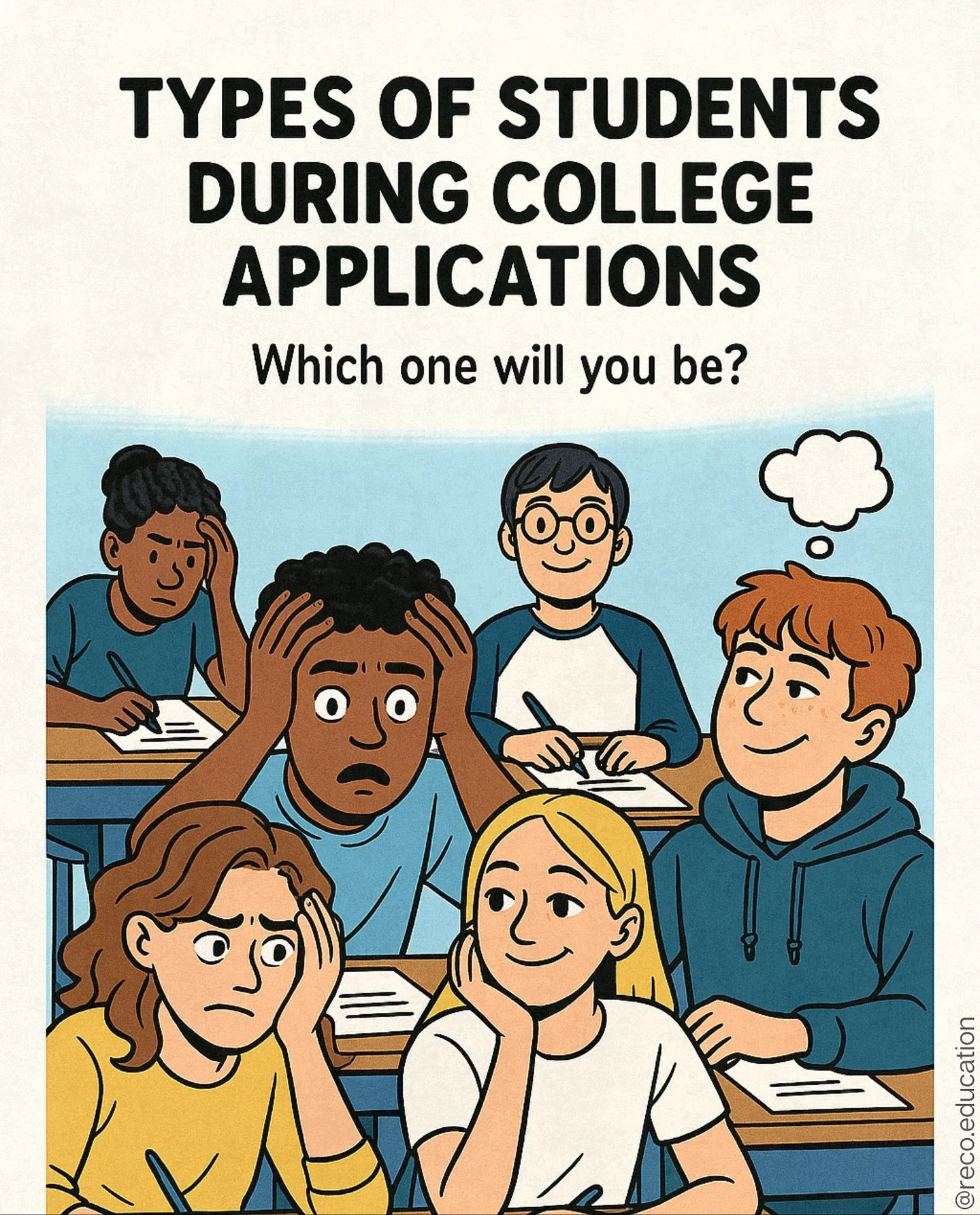 College applications look different for everyone ✨

Some of us sprint to deadlines, some of us plan every detail, and some of us are still figuring things out. And that&rsquo;s completely okay.

👉 Which one feels most like you right now? Tag a frien
