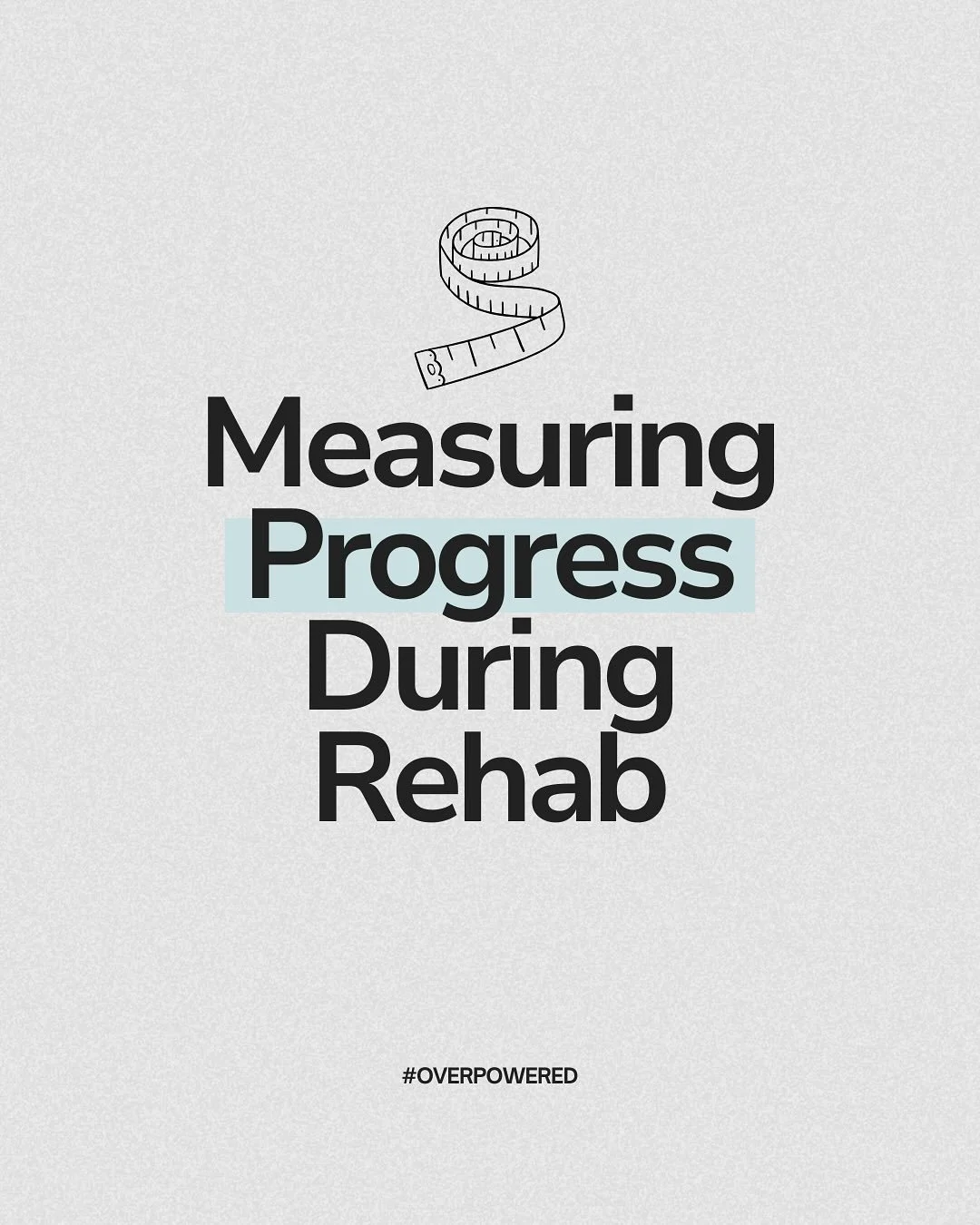 Let&rsquo;s talk about progress📈

Progress during rehab is not about chasing perfection. It is about:
✨ the small wins (like finally squatting without pain or being able to carry your grocery)
✨ the choices you make everyday to be better (like doing