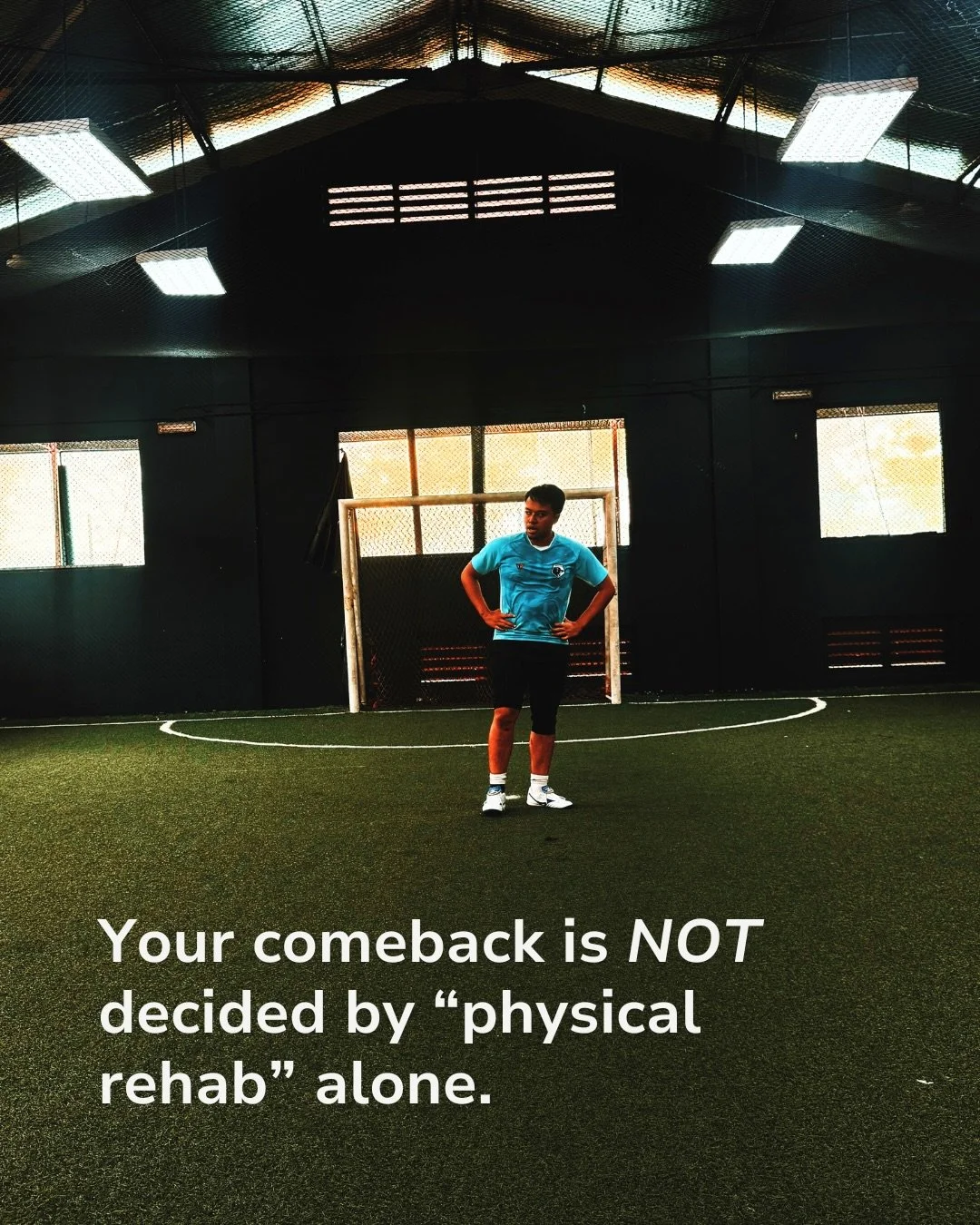 Lock in now👊🏽
Own your rehab.
Make every session count.

Let&rsquo;s make 2026 the year you get back to what you love doing😌