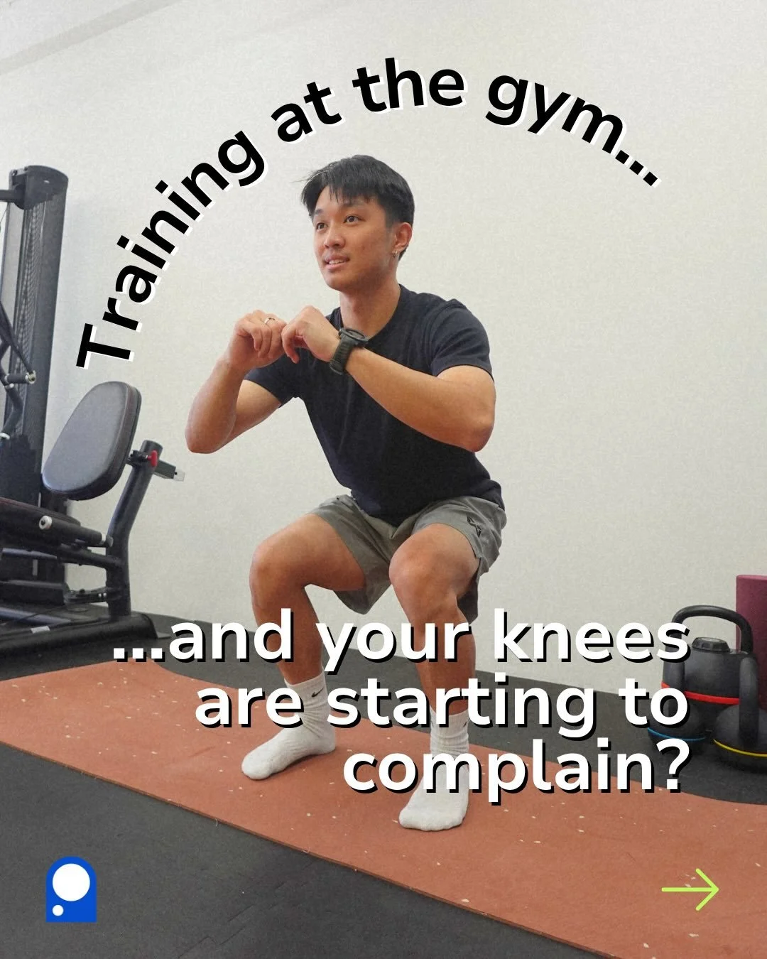 Knee pain impeding your gym training or even your Hyrox prep? 

It is more common than you think.

It does not mean you stop with your training. It usually just means you need to tweak some things so that you can experience less flare-ups. 

This pos