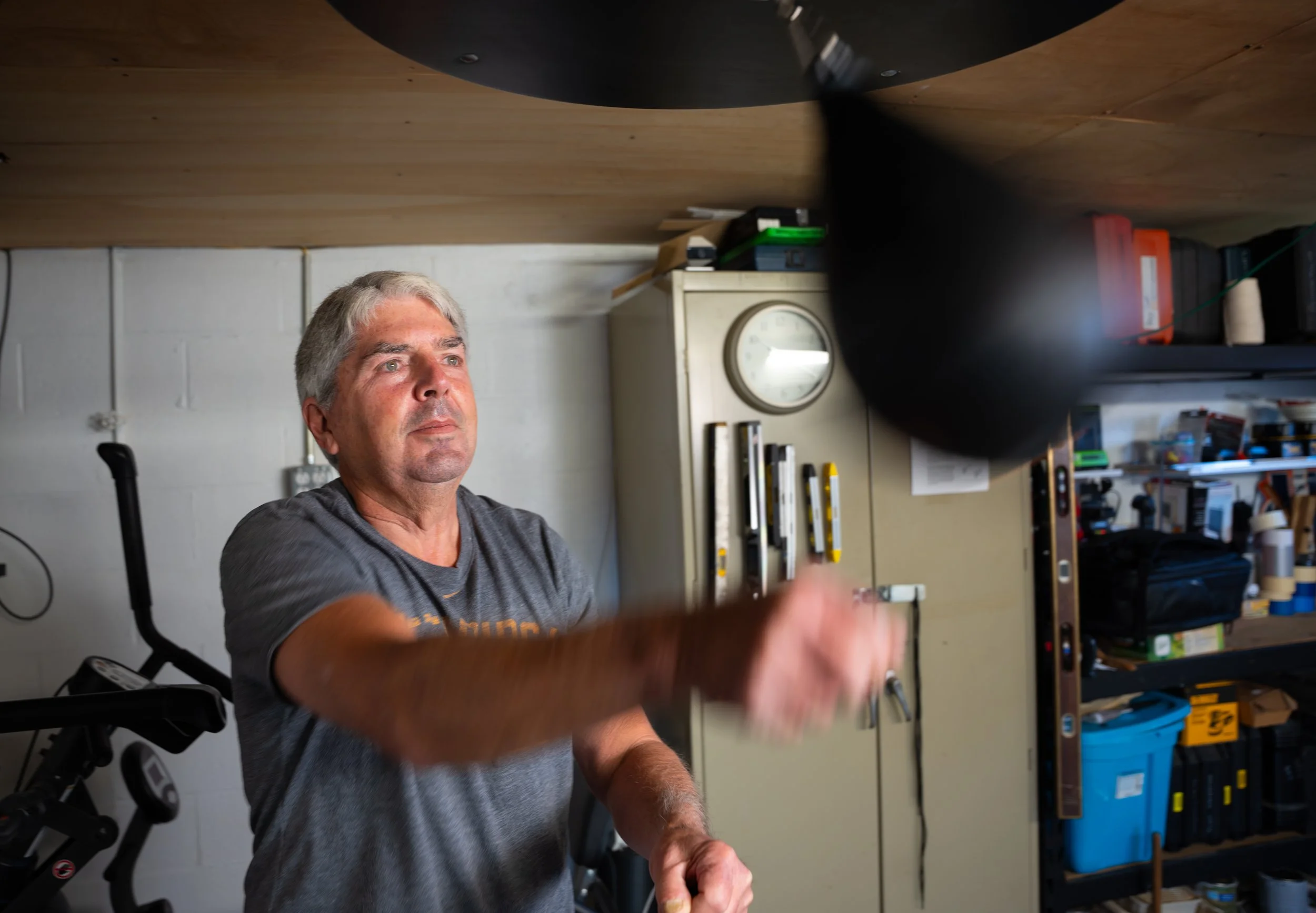 Speed bag workout at home, AskBio AskFirst program