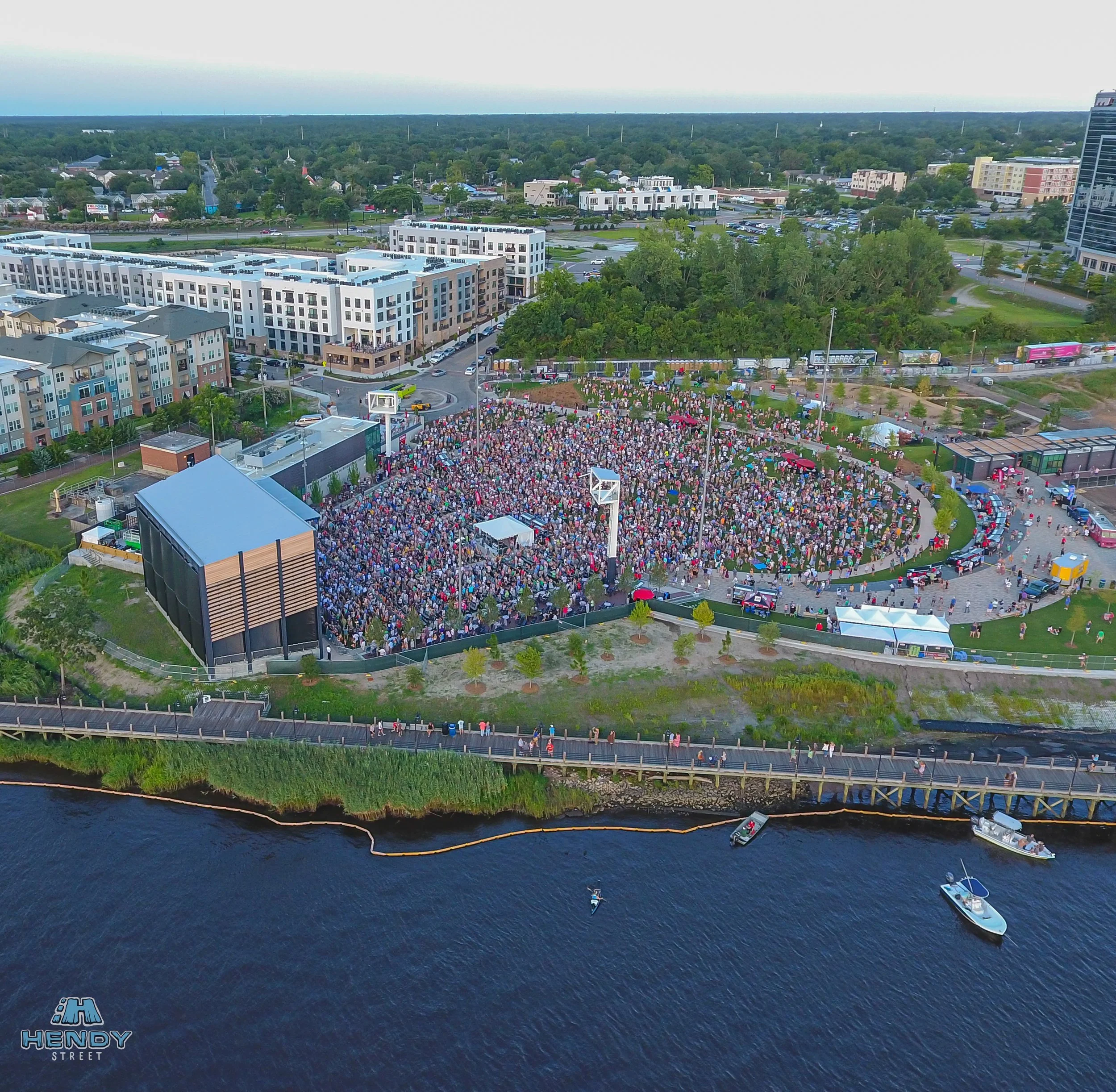 Live Oak Bank Pavilion aerial - Hendy Street.jpg