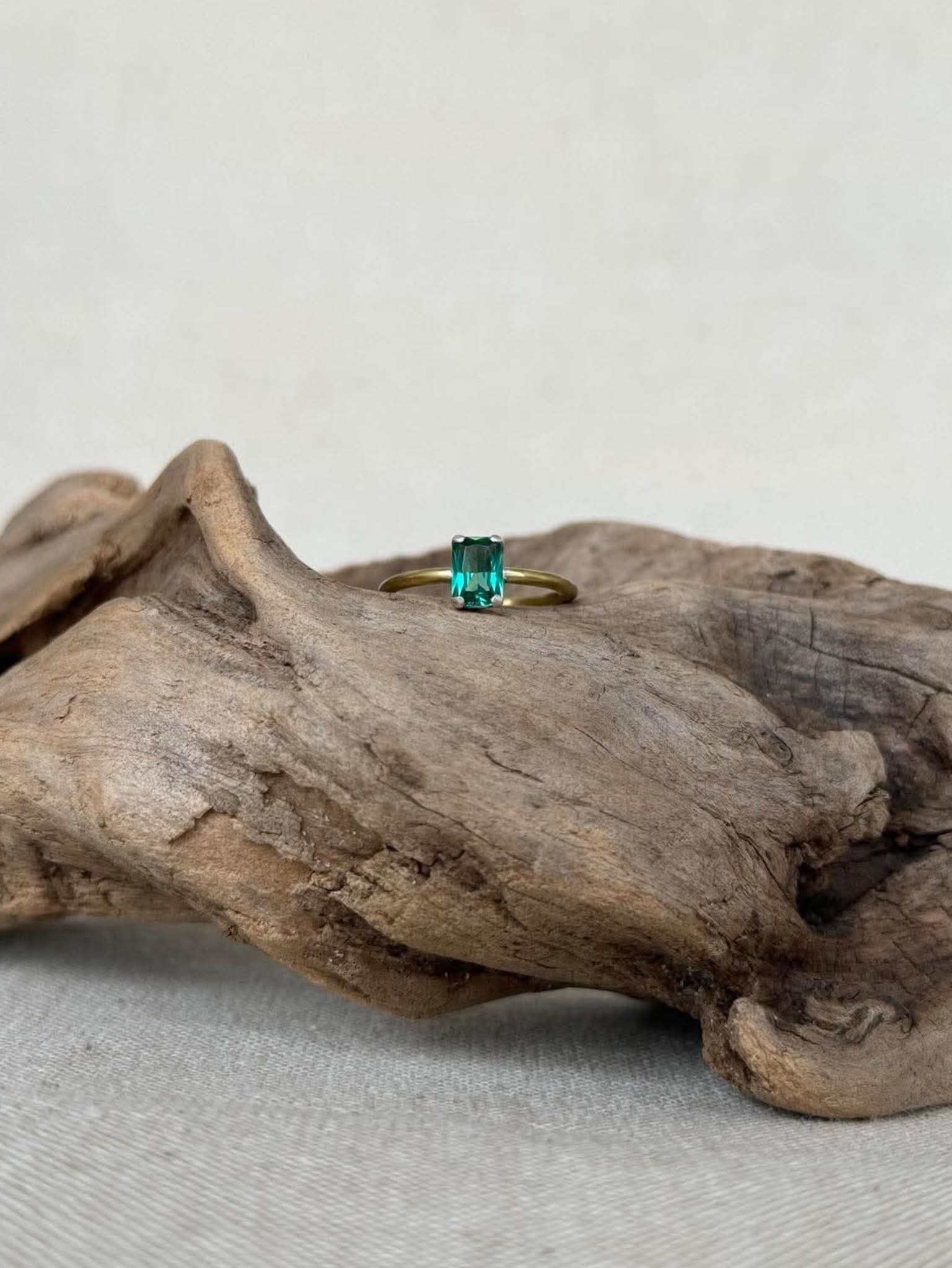 Green Tourmaline Ring