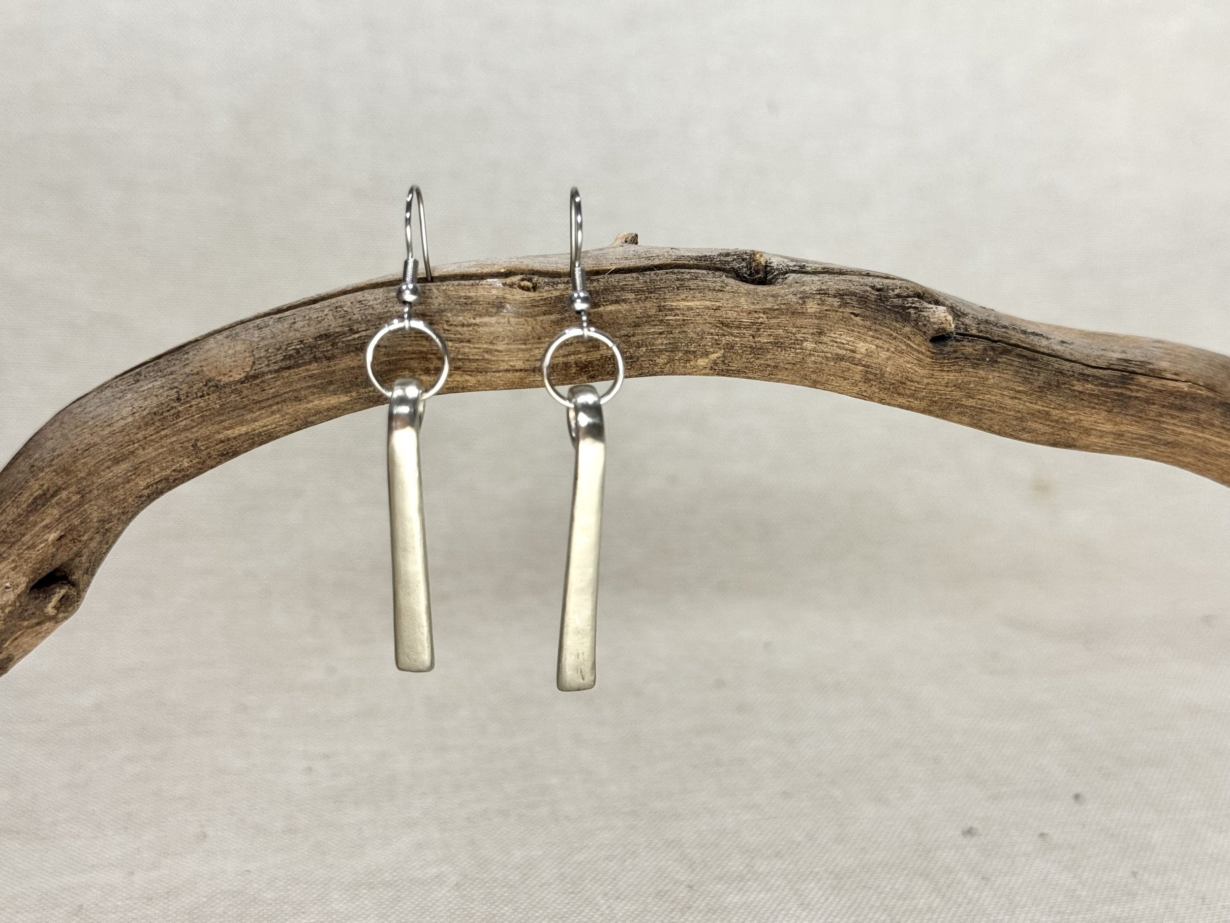 Pearl - cutlery earrings