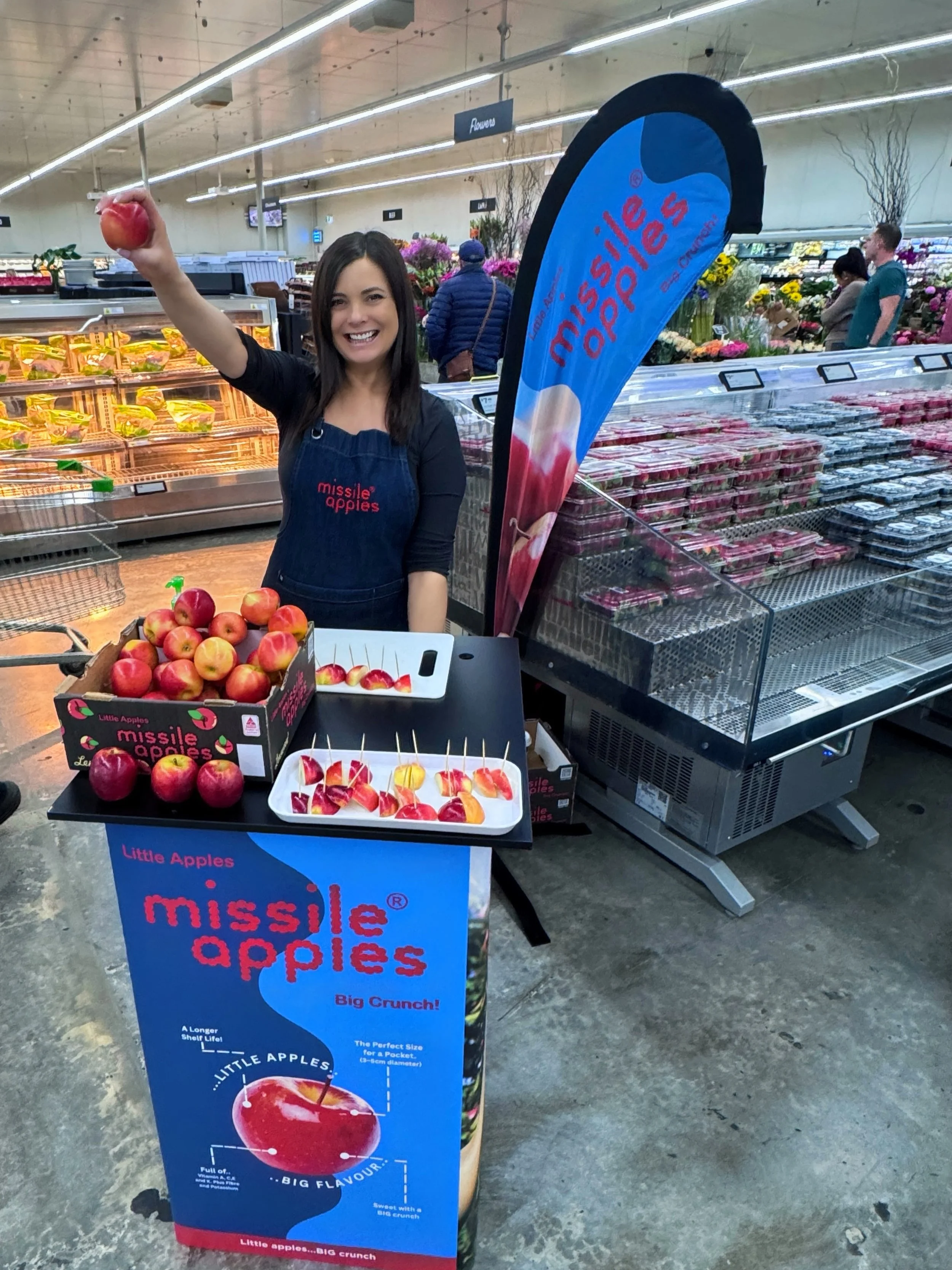 Sweet, crunchy and impossible to stop at just one. 🍎

Missile&trade; apples were flying out at LaManna Epping this weekend, with hundreds of customers stopping by for a taste. The feedback was fantastic, with so many people commenting on their juicy