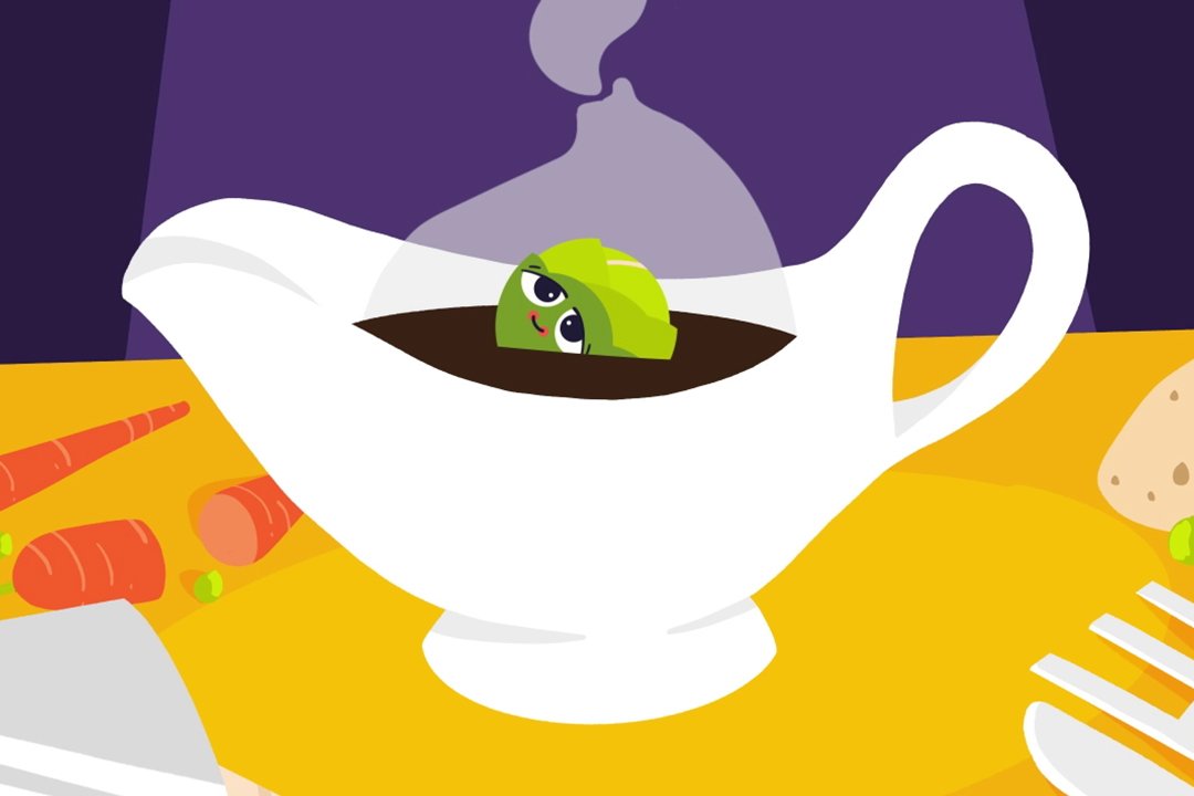 Jammy Custard Christmas Sprout