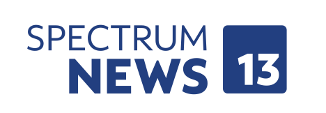 Spectrum News 13 logo in dark blue on a white background