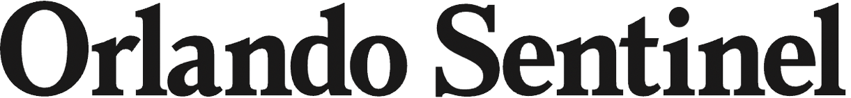 Orlando Sentinel logo in black