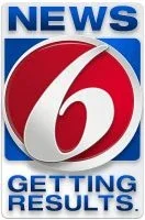 News 6 logo with News in blue, 6 in white in a red circle, and then getting results under the 6