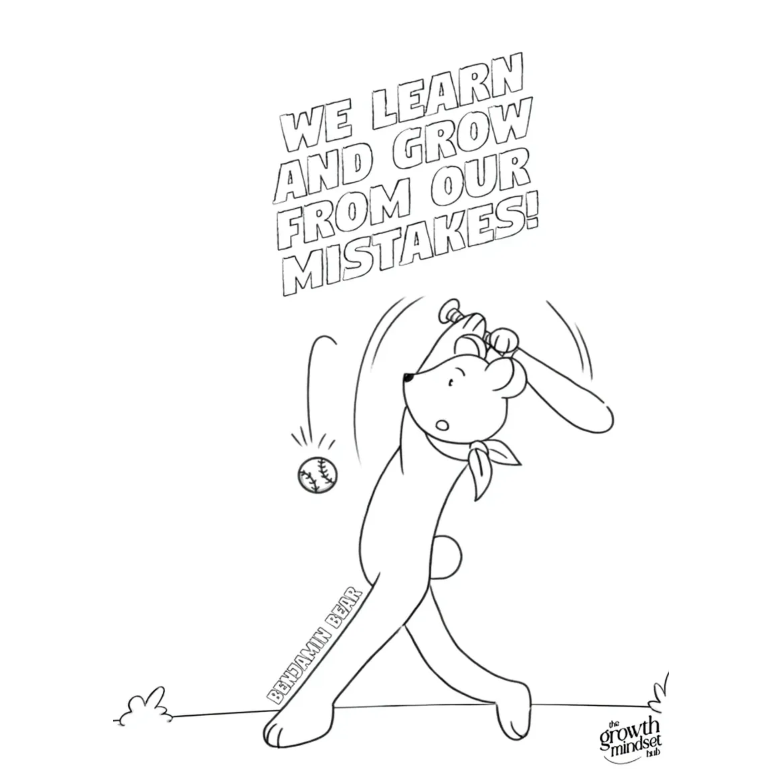 Benjamin Bear Colour-in Sheet