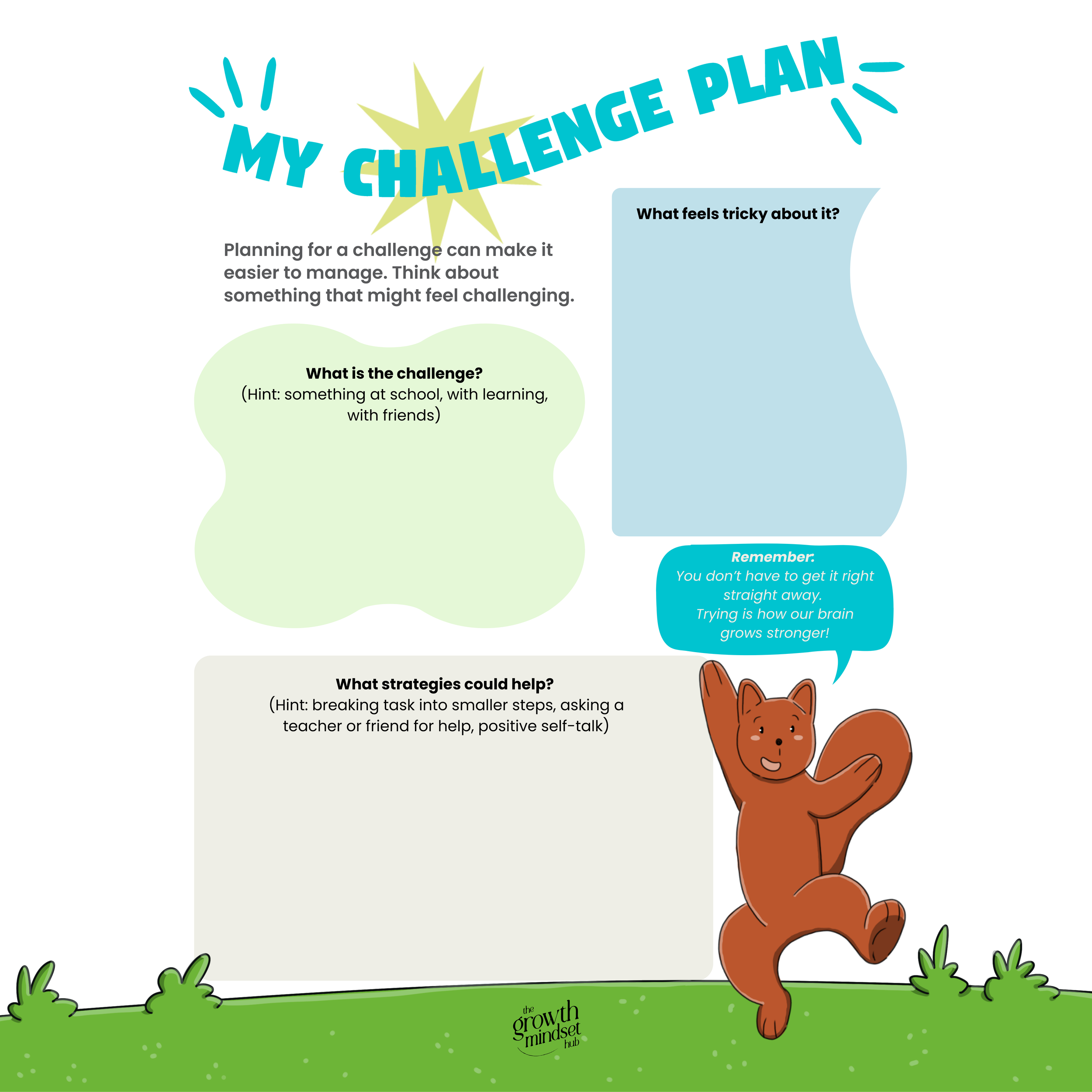 My Challenge Plan!