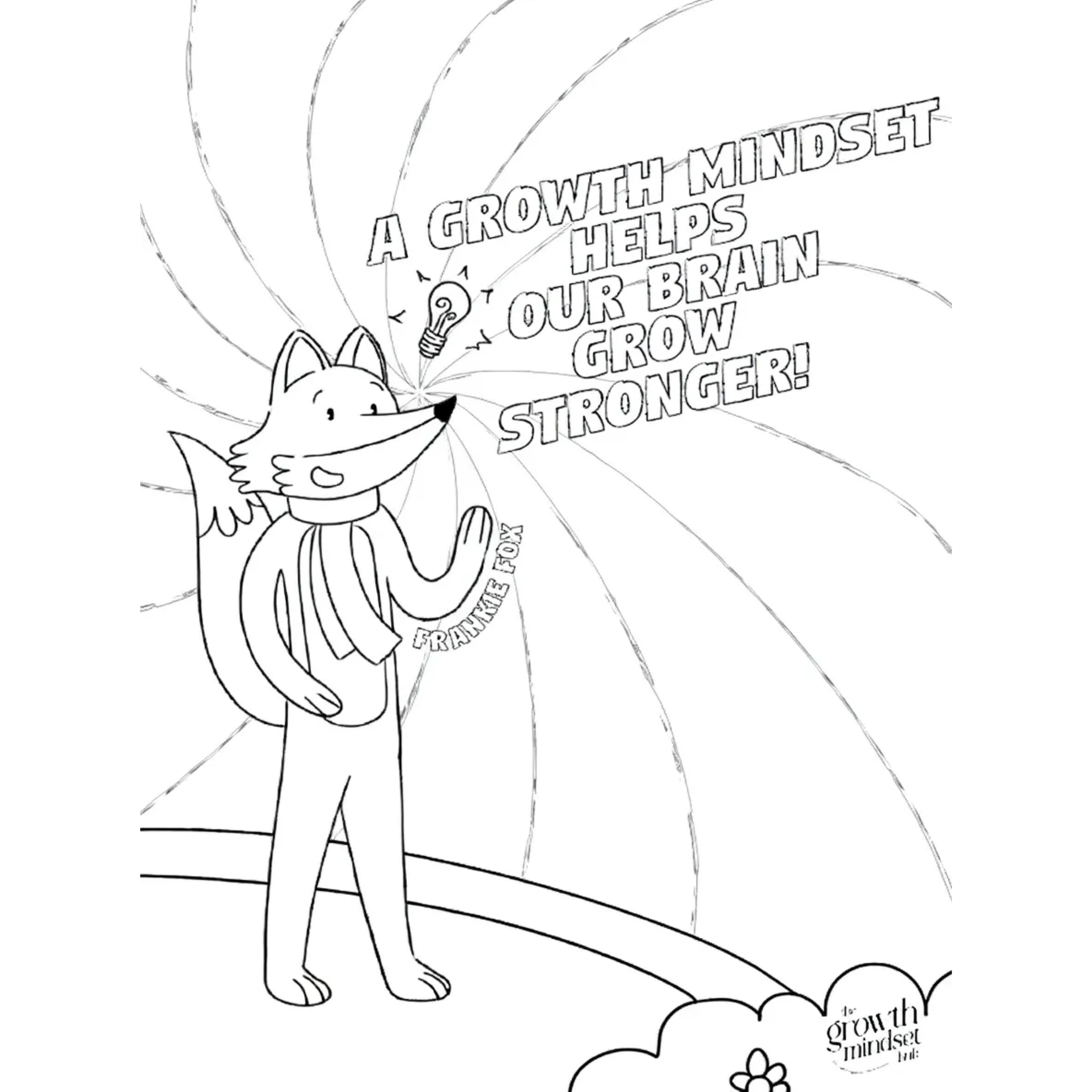 Frankie Fox Colour-in Sheet