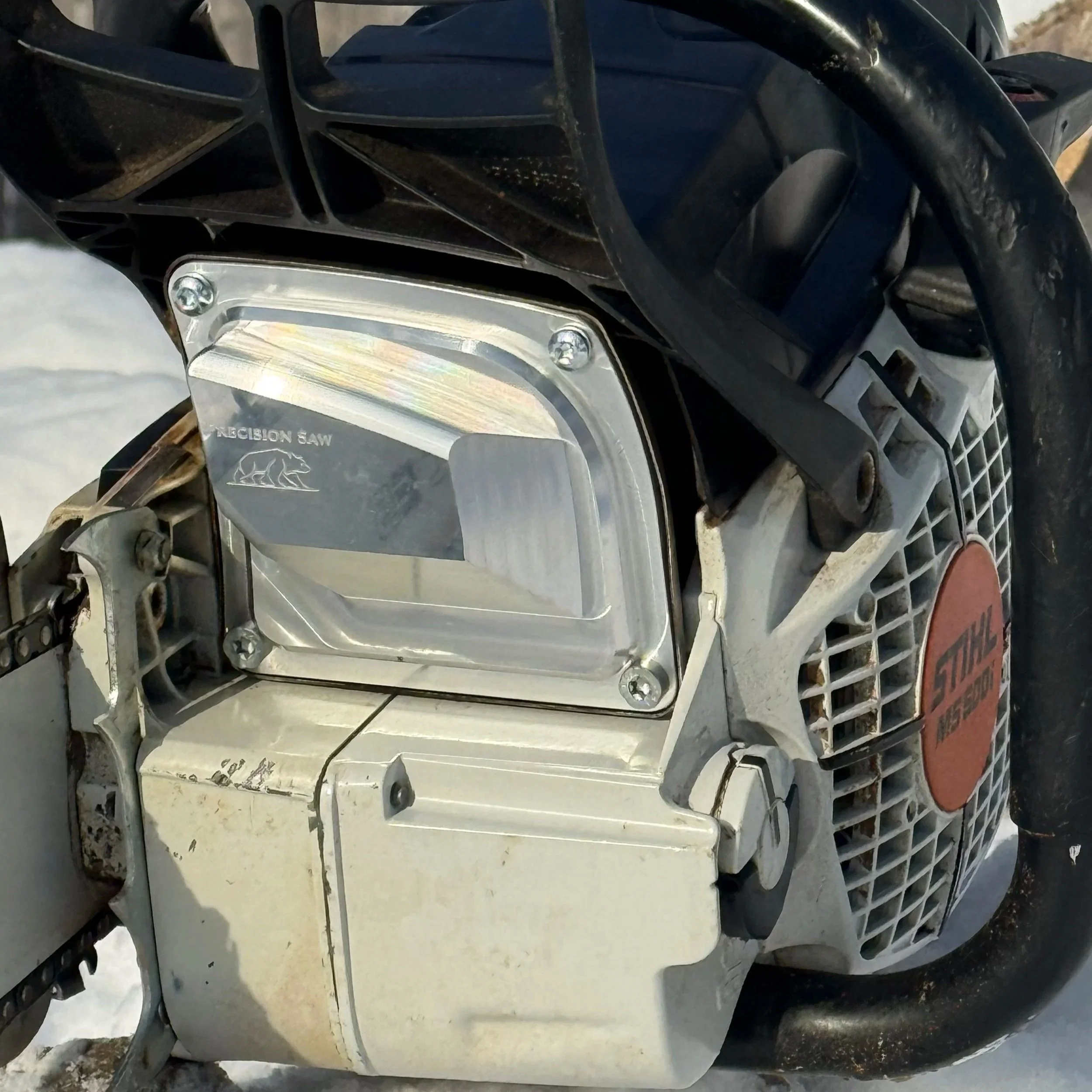 MS500i Billet Exhaust / Muffler Cover