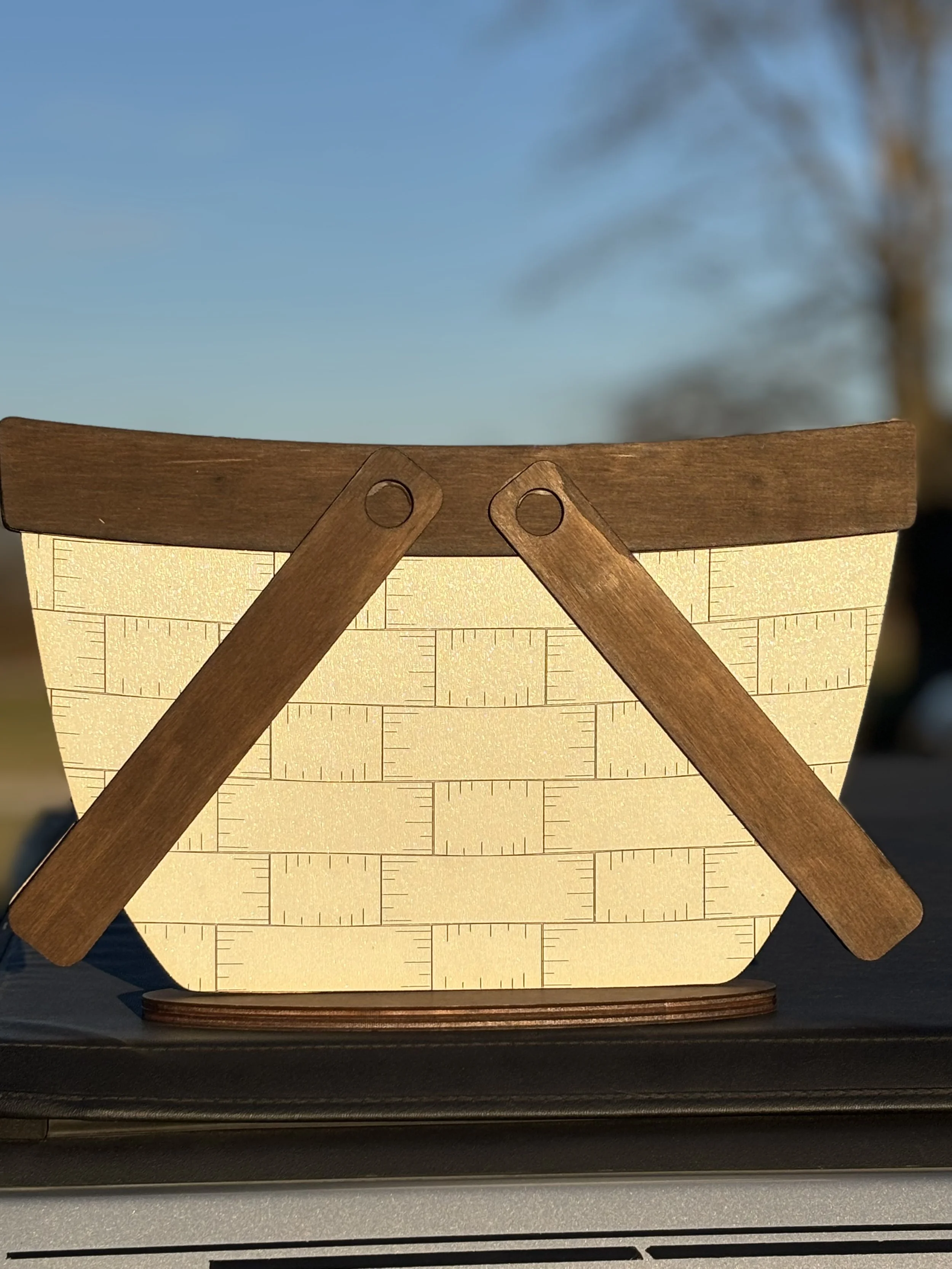 Flower Basket (two-sided or reversible)