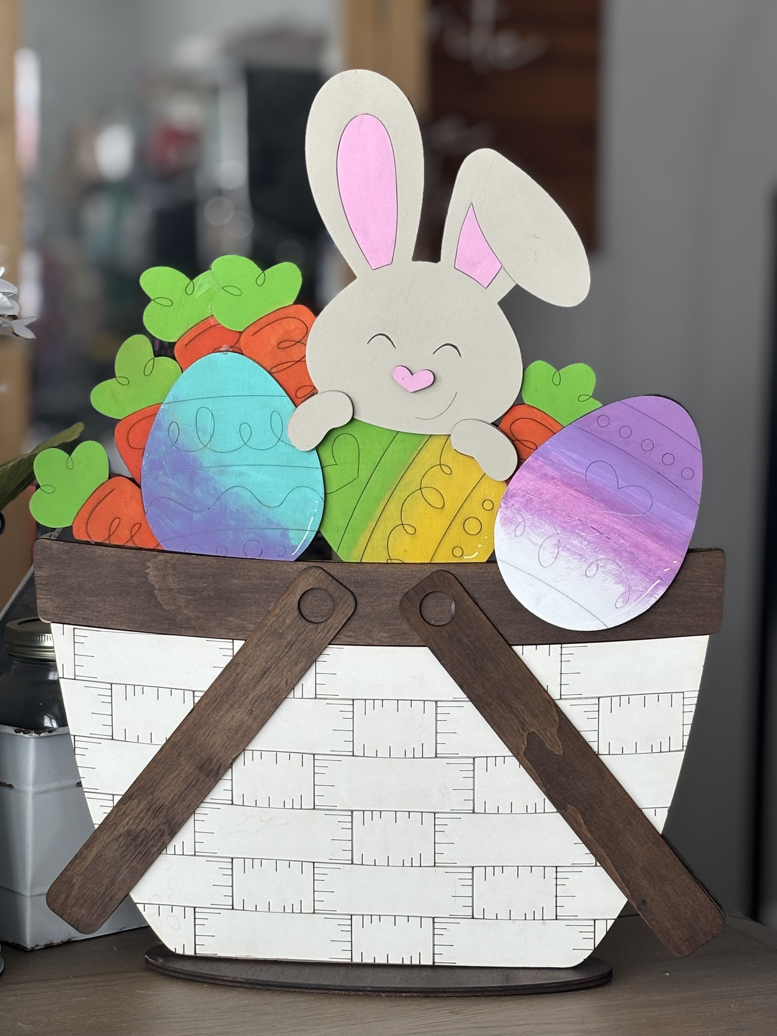 Add-on — Happy Bunny Topper for Flower Basket (Copy)