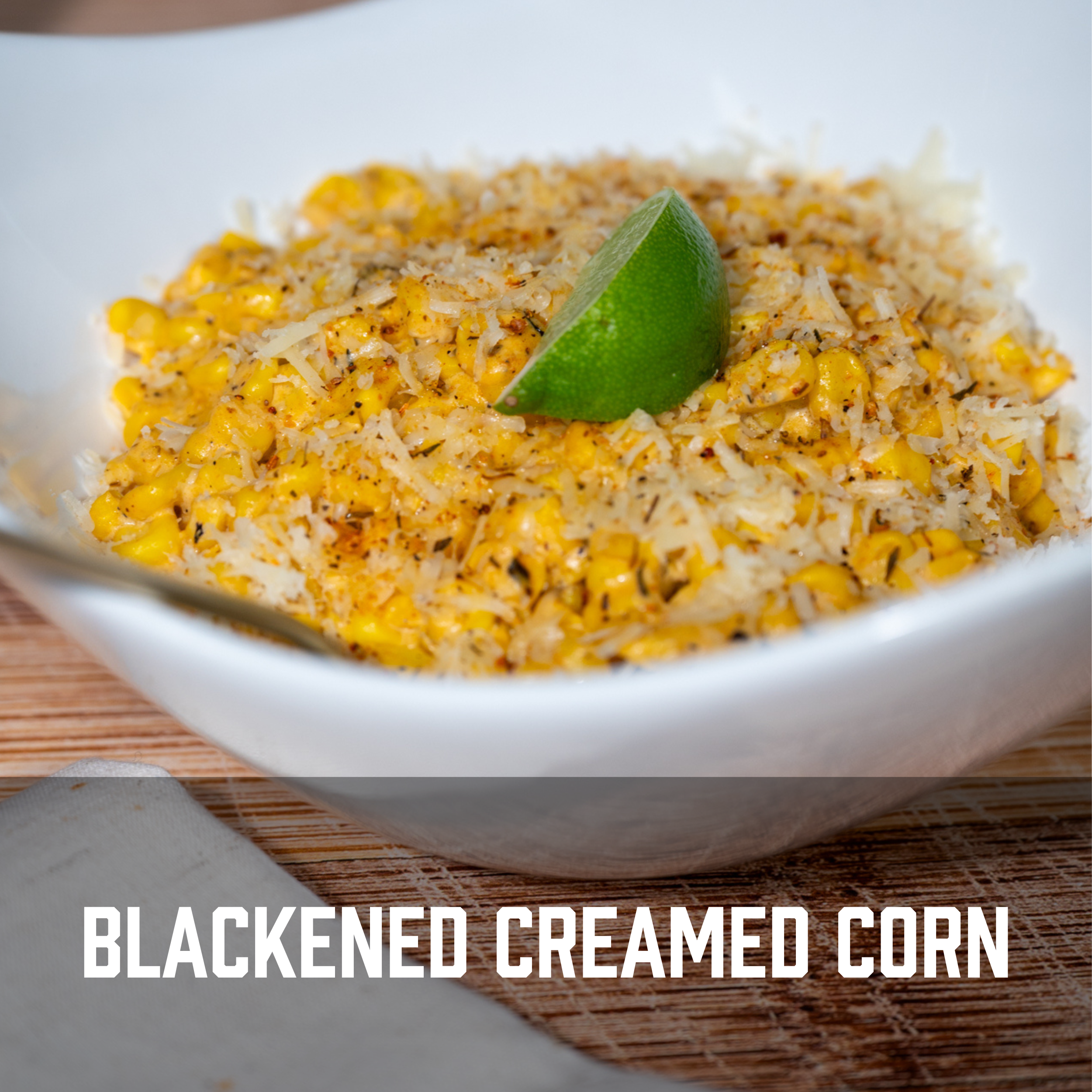Blackened Creamed Corn