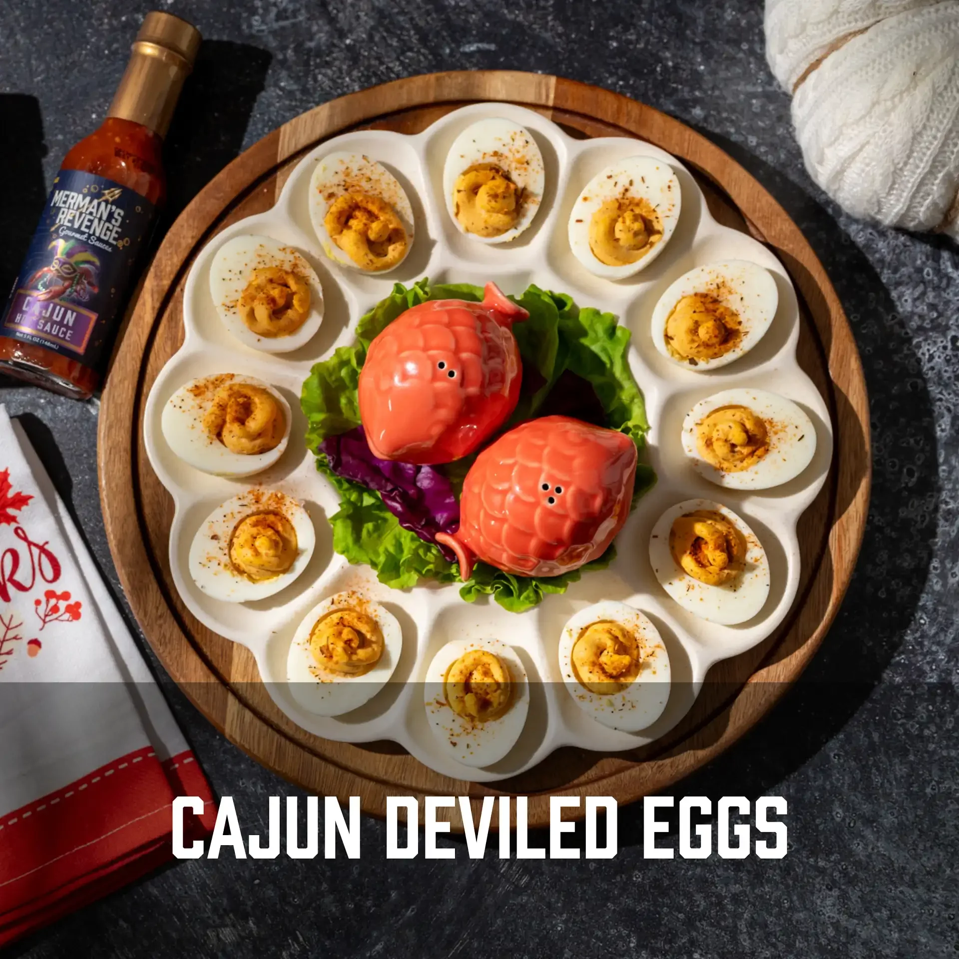Cajun Deviled Eggs