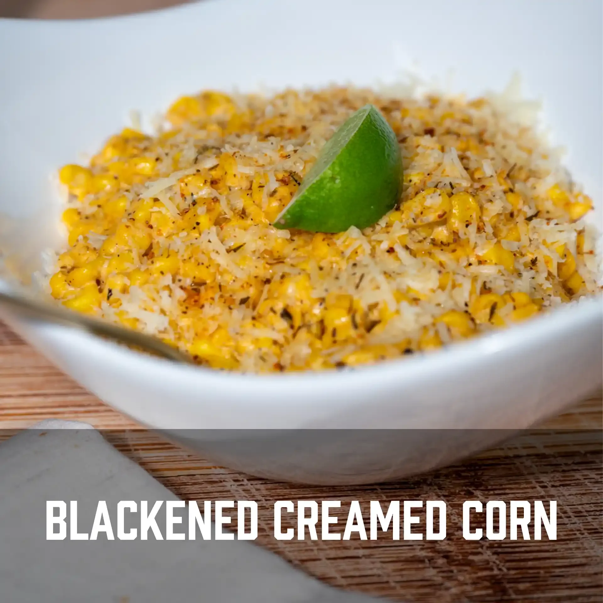 Blackened Creamed Corn