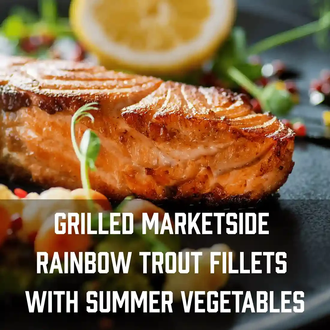 Grilled Marketside Rainbow Trout Fillets                                                                    with Summer Vegetables