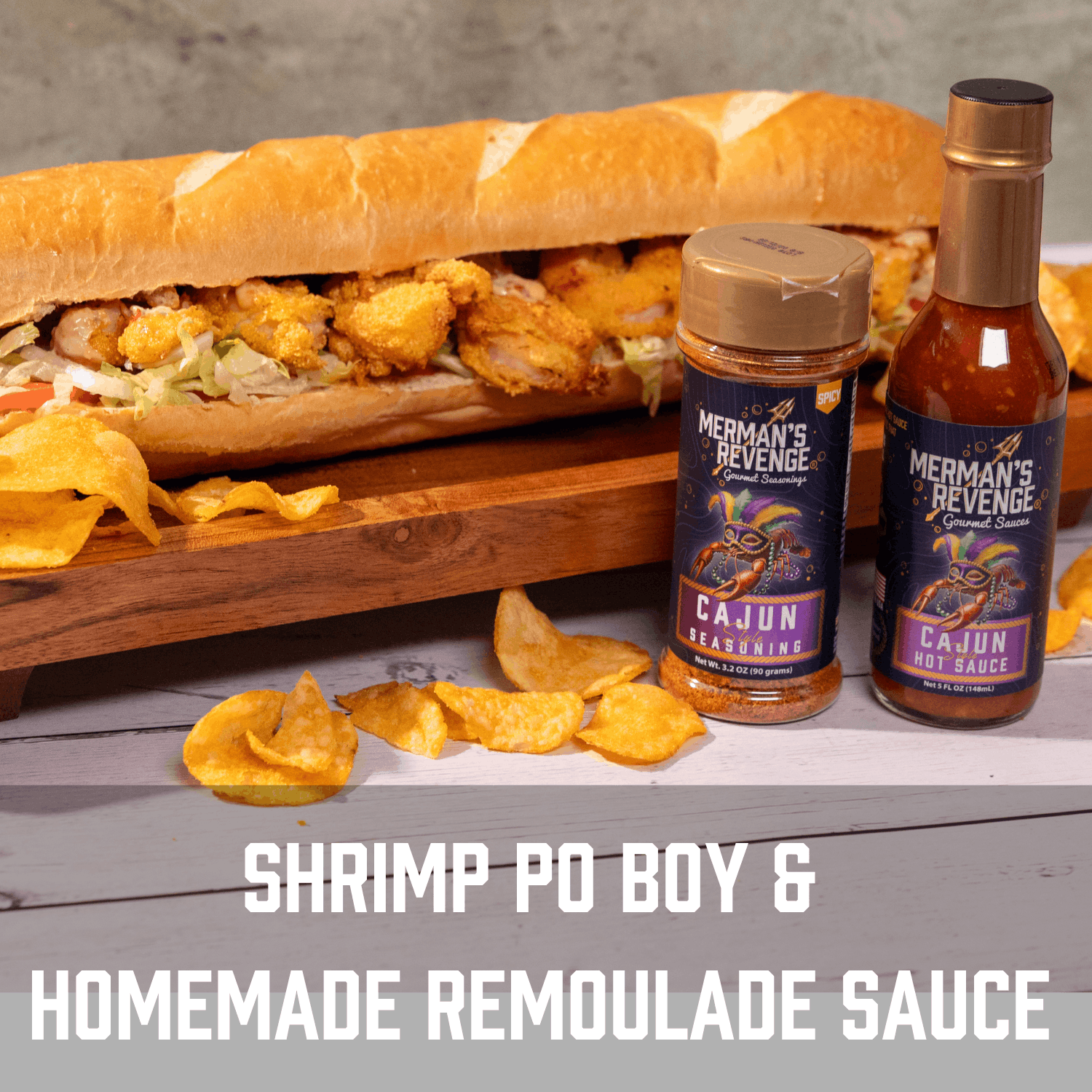 Classic Fried Shrimp Po’ Boy