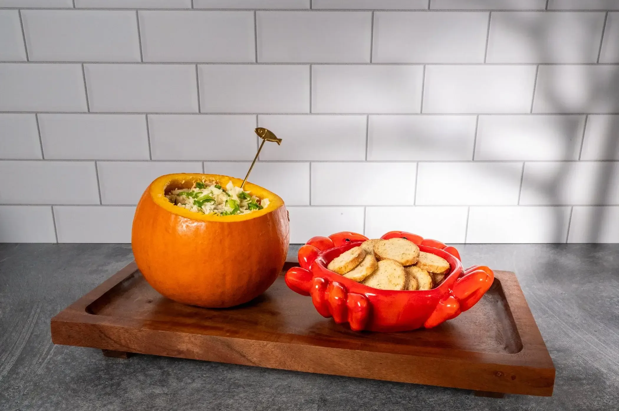Pumpkin Crab Dip