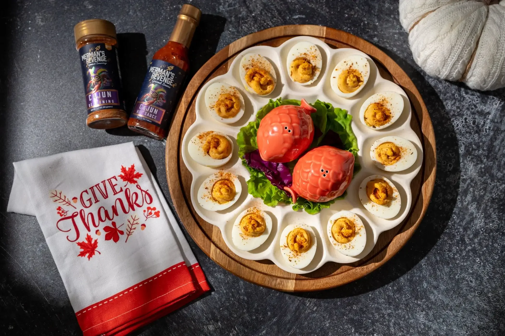 Cajun Deviled Eggs