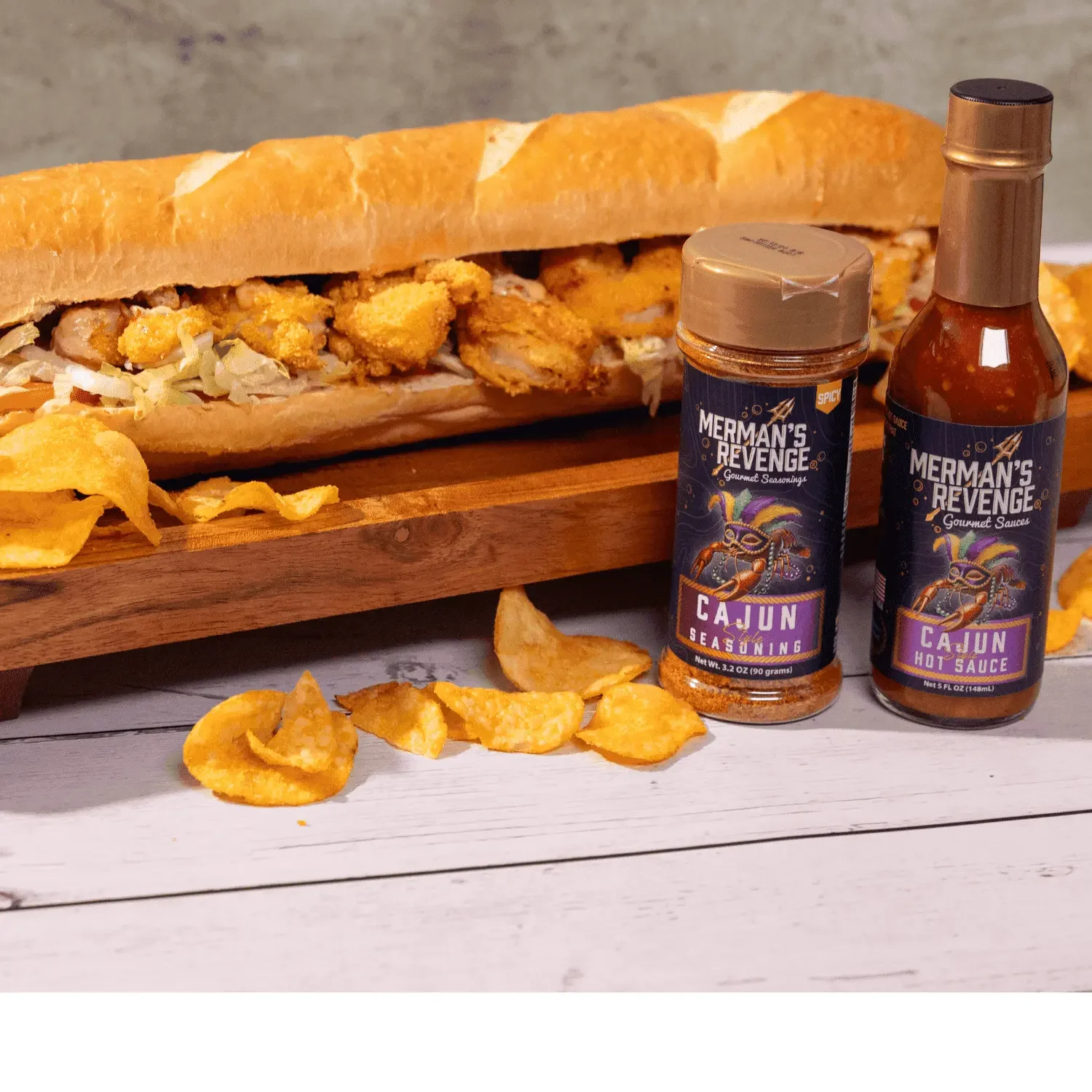 Classic Fried Shrimp Po’ Boy