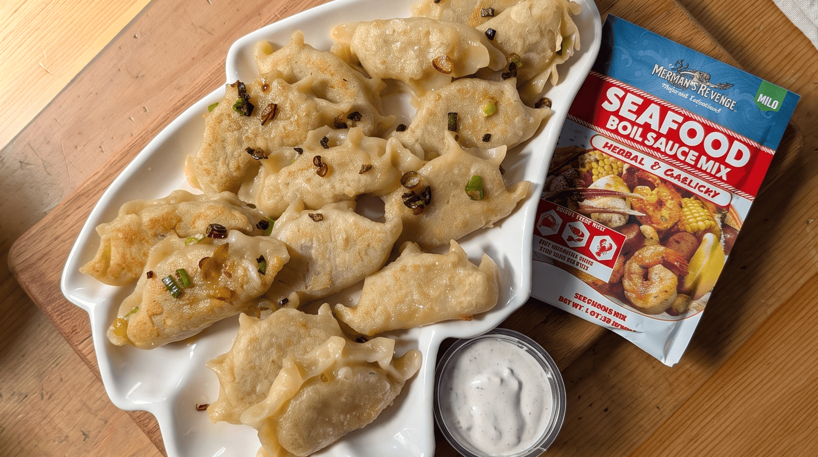 Crab Pierogis