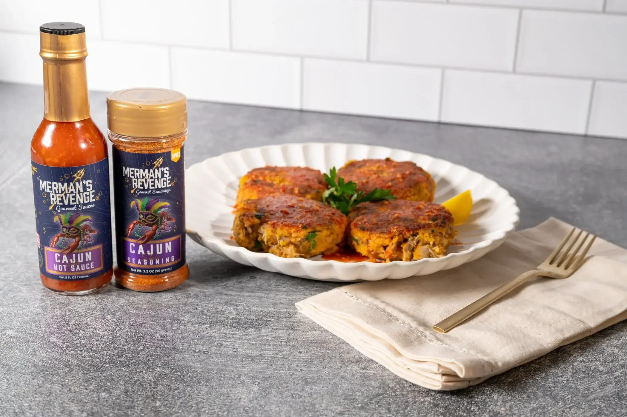 Spicy Pumpkin Crab Cakes