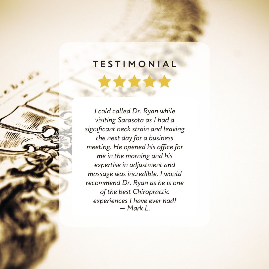 Positive feedback from our patients reaffirms our commitment to providing exceptional chiropractic care 👍

Call us today 🤳 941-500-3555

#lakeshorechiropractic #sarasotachiropractor #bradentonchiropractor #wehaveyourback #testimonial #healthyyou #c